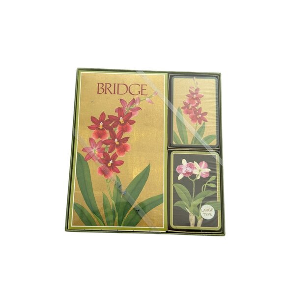 CASPARi New York Vintage Bridge Playing Card Large Print Card Set NEW NIB - Picture 4 of 4